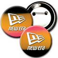 3" Diameter Button w/ Changing Colors Lenticular Effects - Pink/Yellow/Black (Custom)
